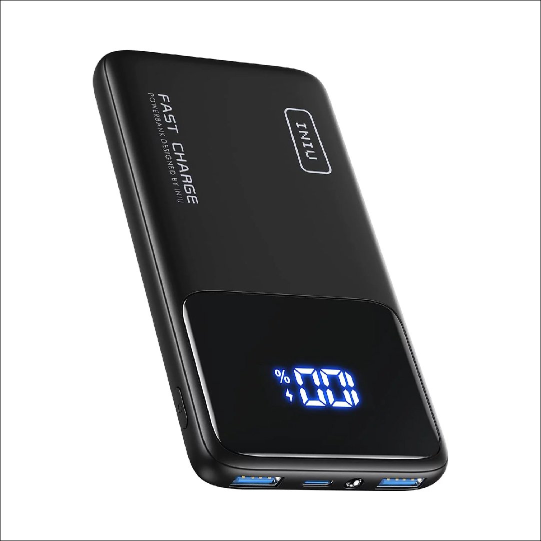 22.5W Power Bank, 10000Mah Slim USB C Portable Charger Fast Charging
